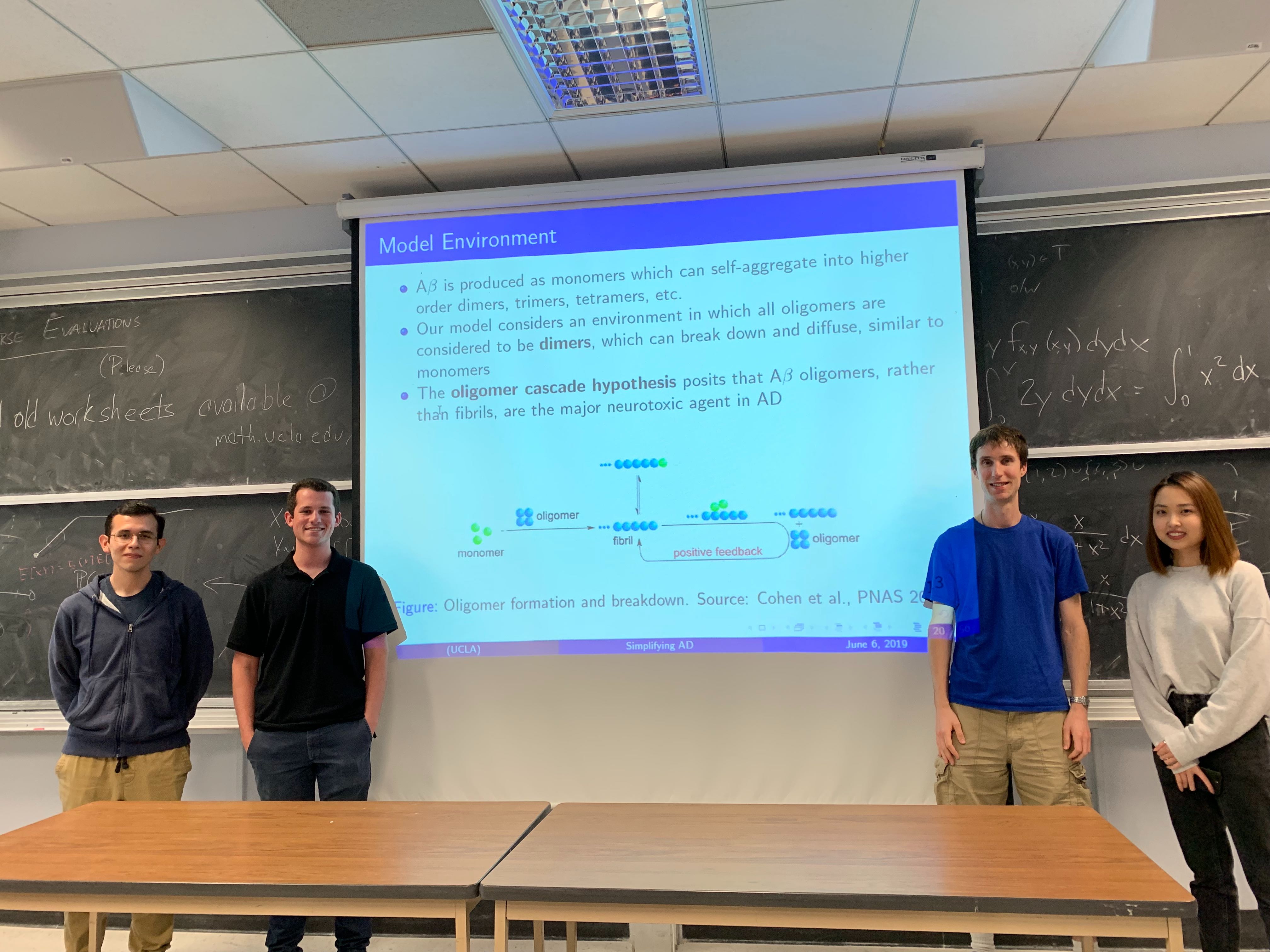 MATH 199 Alzheimer's research team