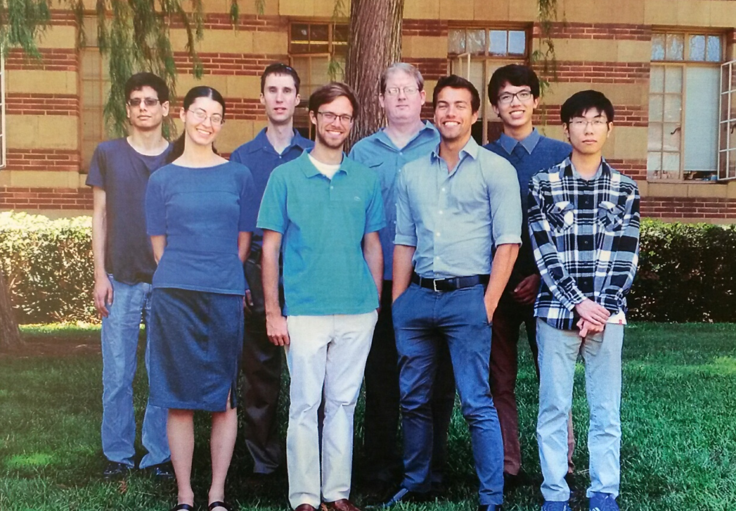 REU Fluids research team