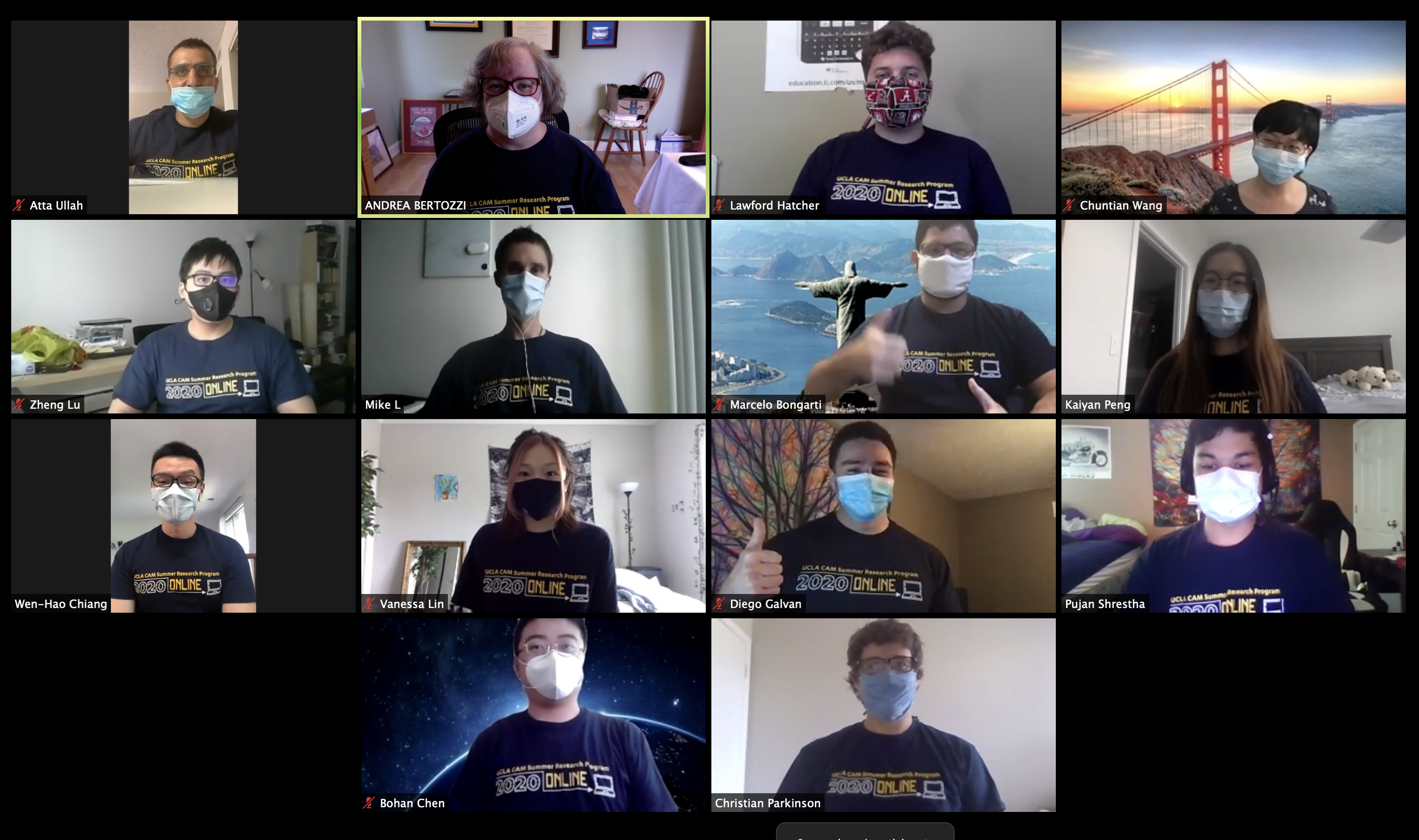 REU COVID-19 research team